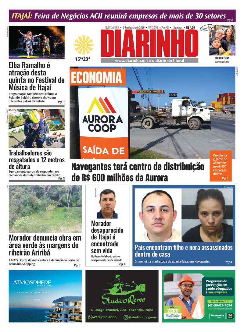 Capa do Jornal