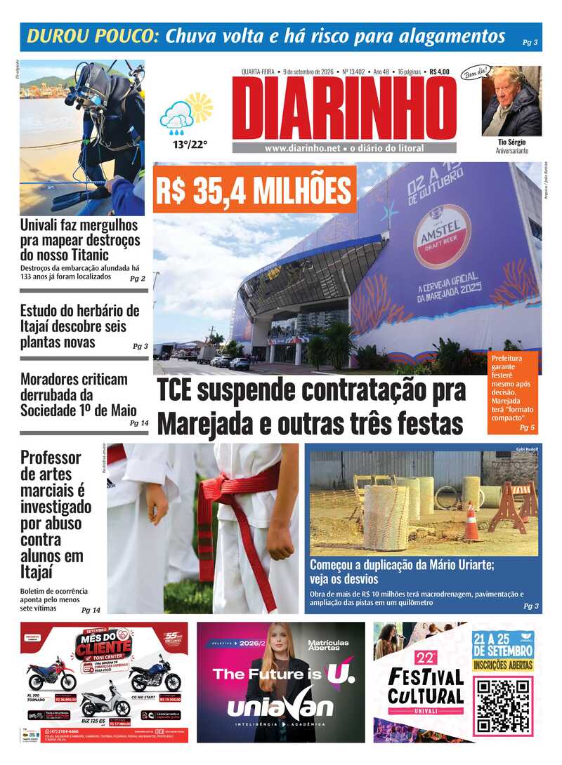 Capa do Jornal