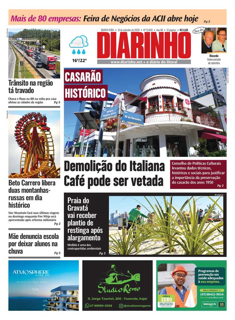 Capa do Jornal