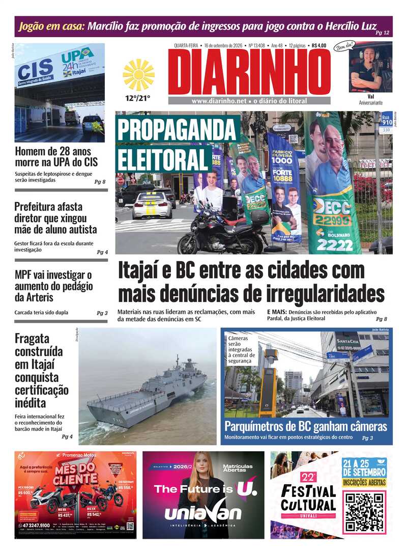 Capa do Jornal