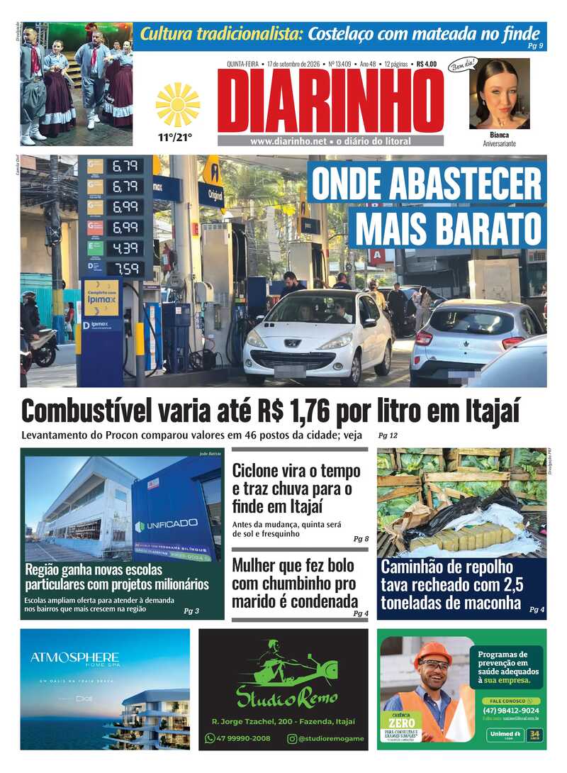 Capa do Jornal