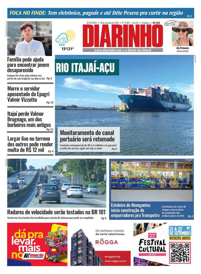Capa do Jornal