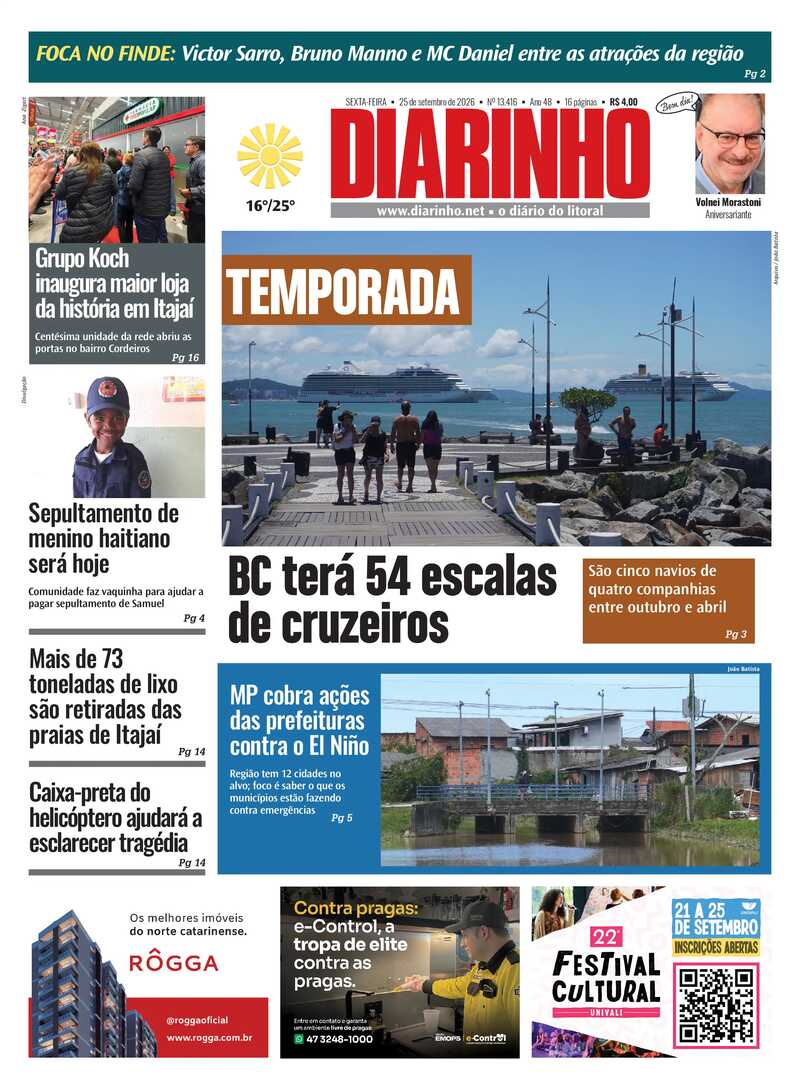 Capa do Jornal