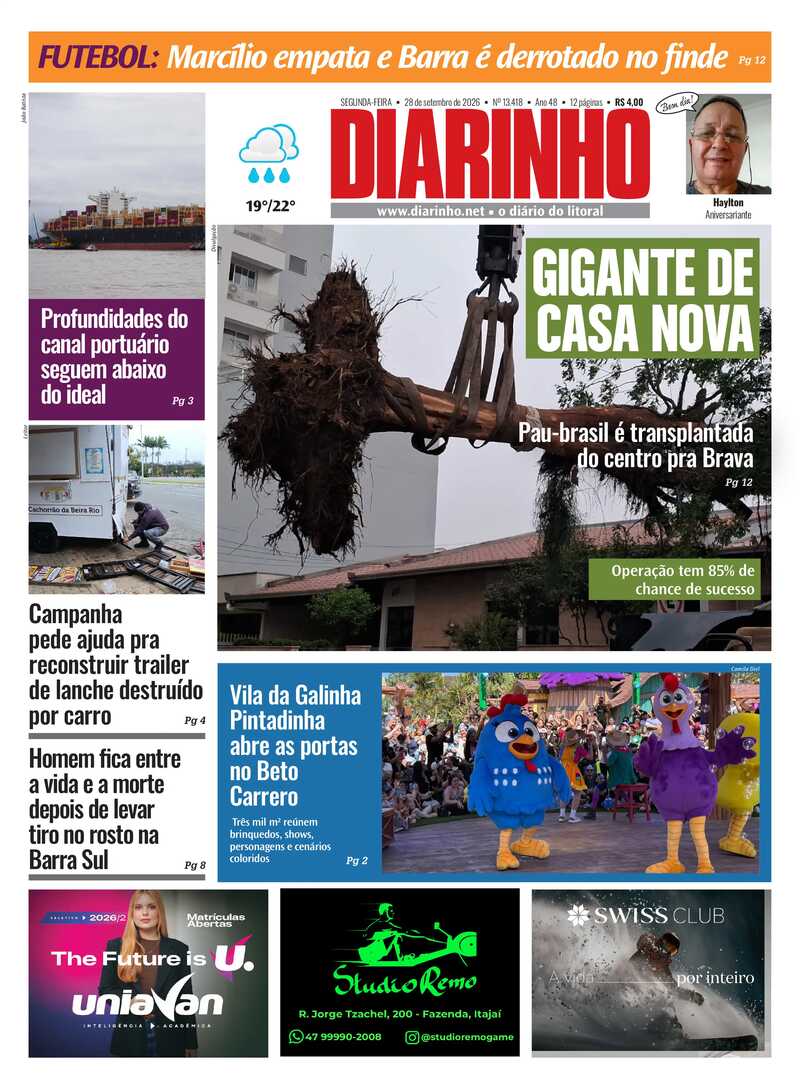 Capa do Jornal