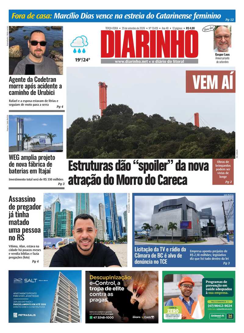 Capa do Jornal