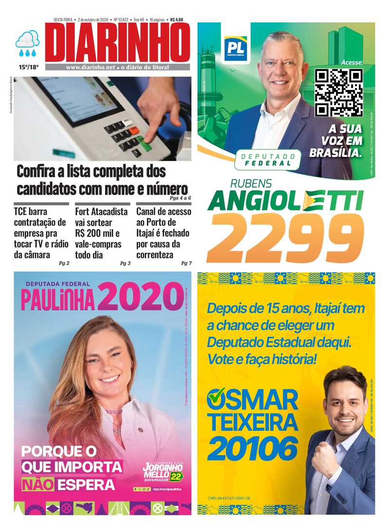Capa do Jornal