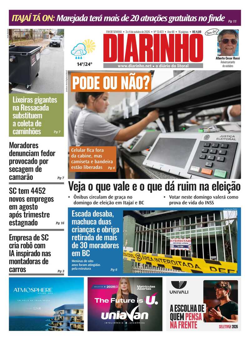 Capa do Jornal