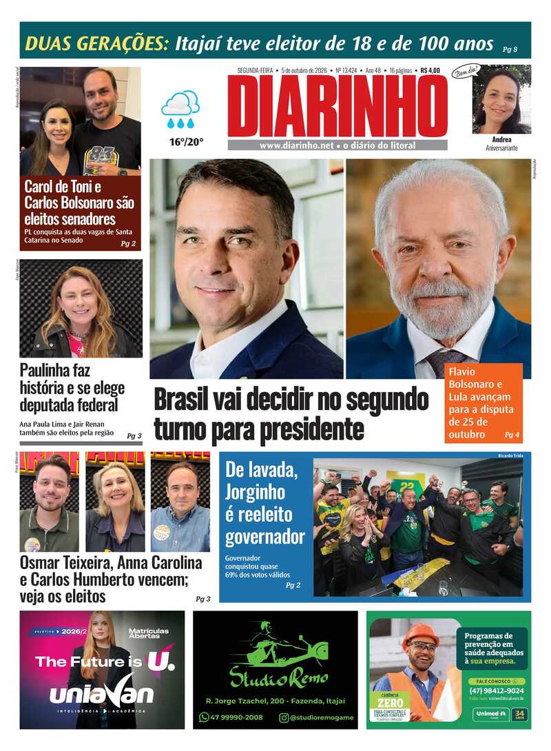 Capa do Jornal