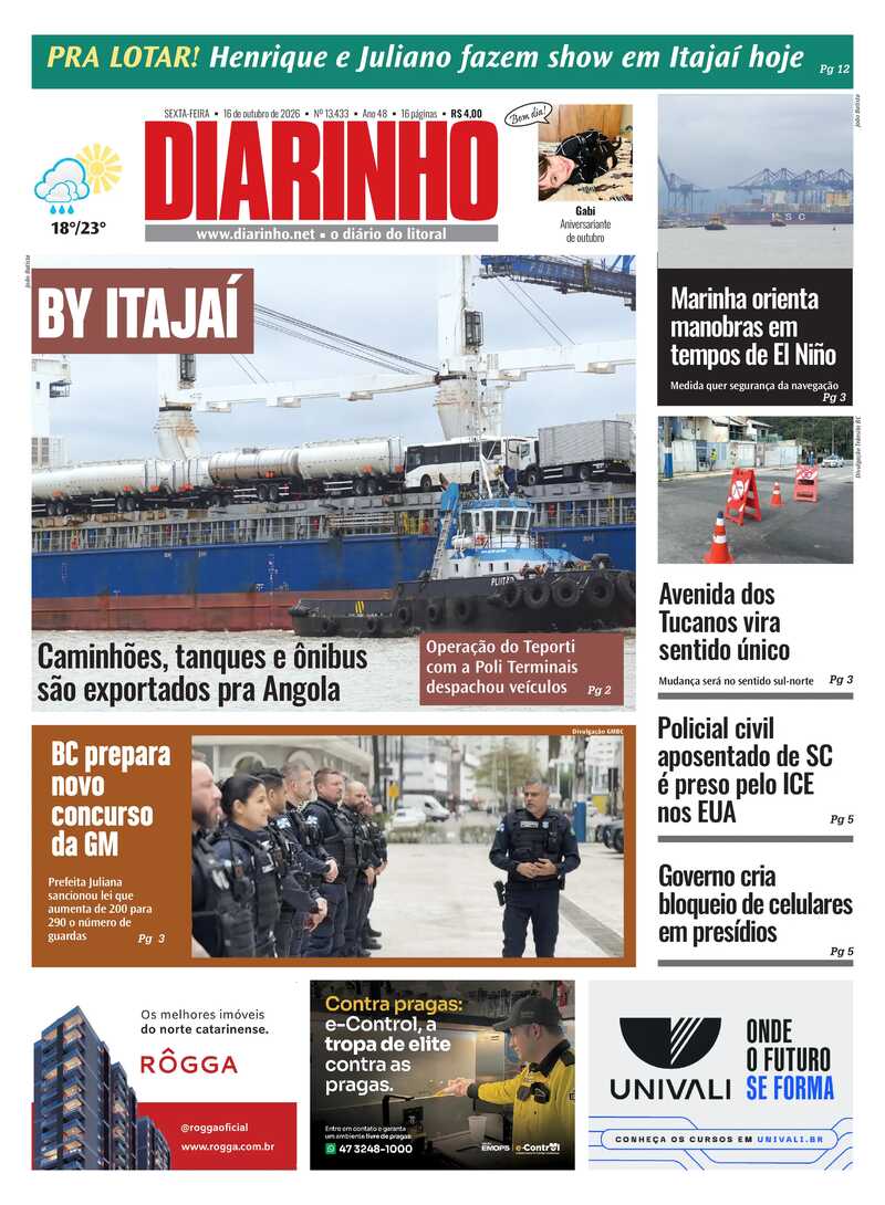 Capa do Jornal