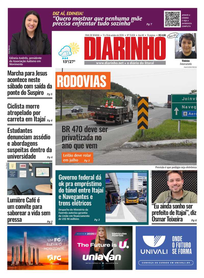 Capa do Jornal