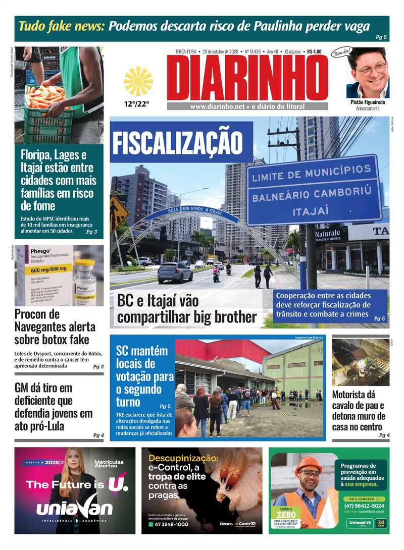 Capa do Jornal