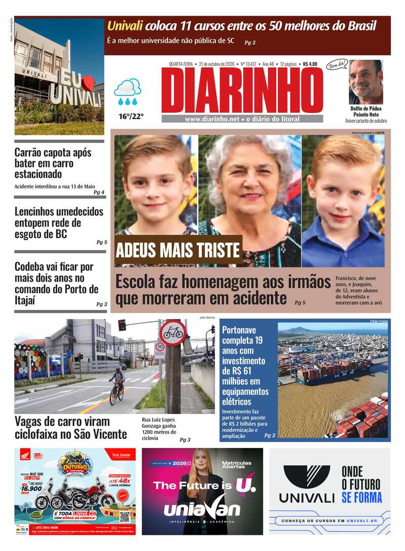 Capa do Jornal