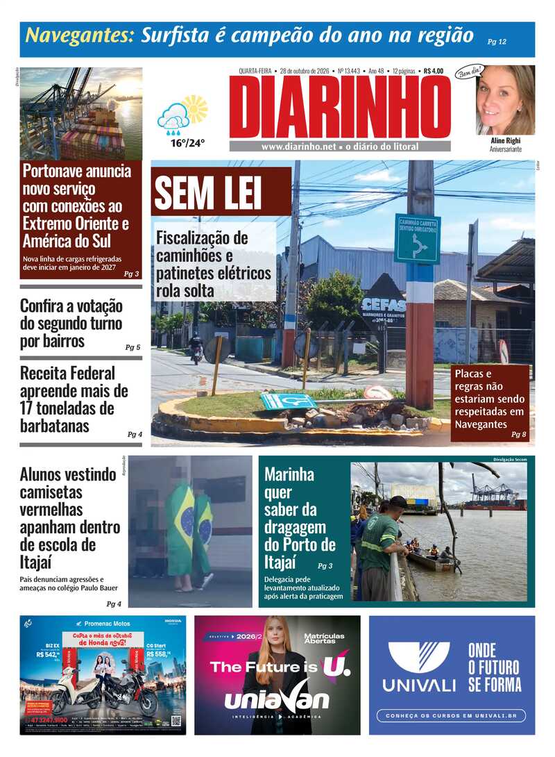 Capa do Jornal