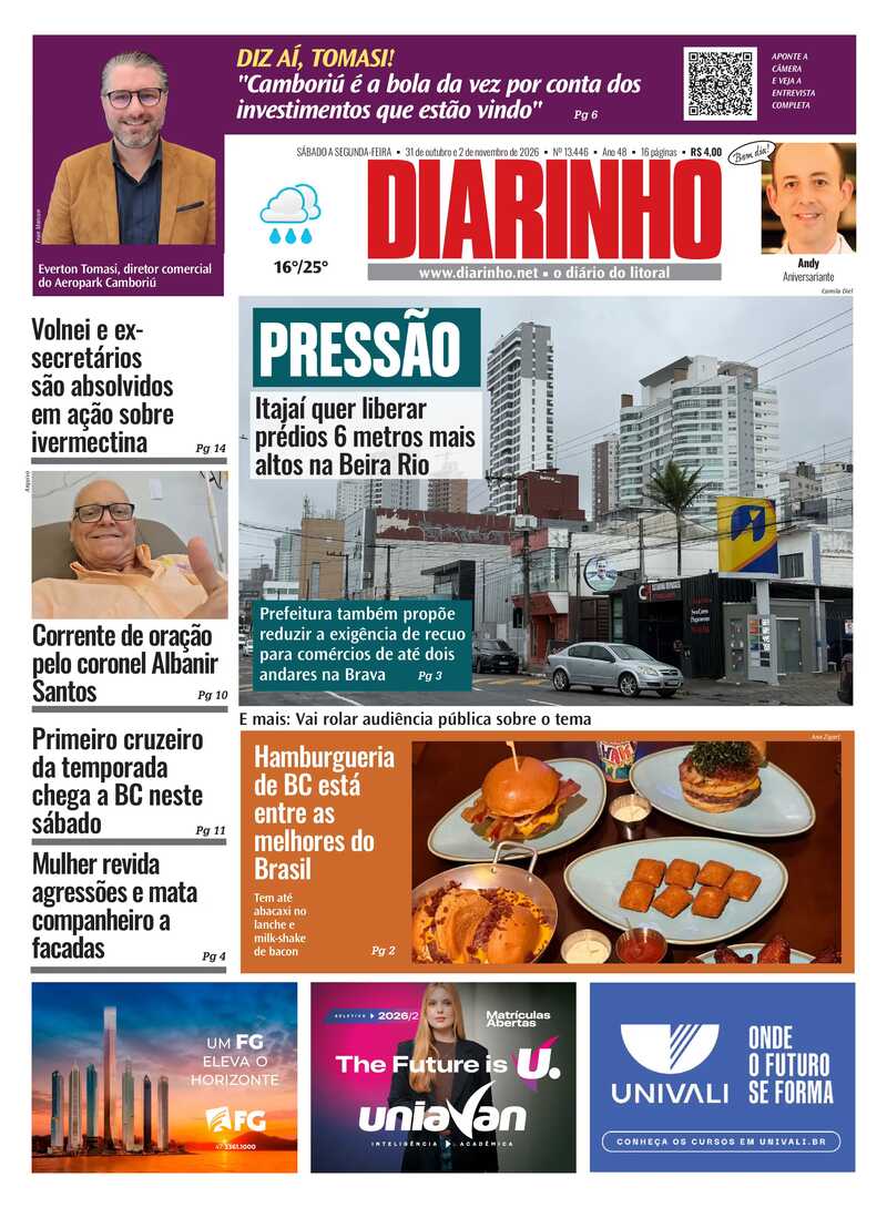 Capa do Jornal